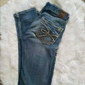 BKE distressed skinny jeans